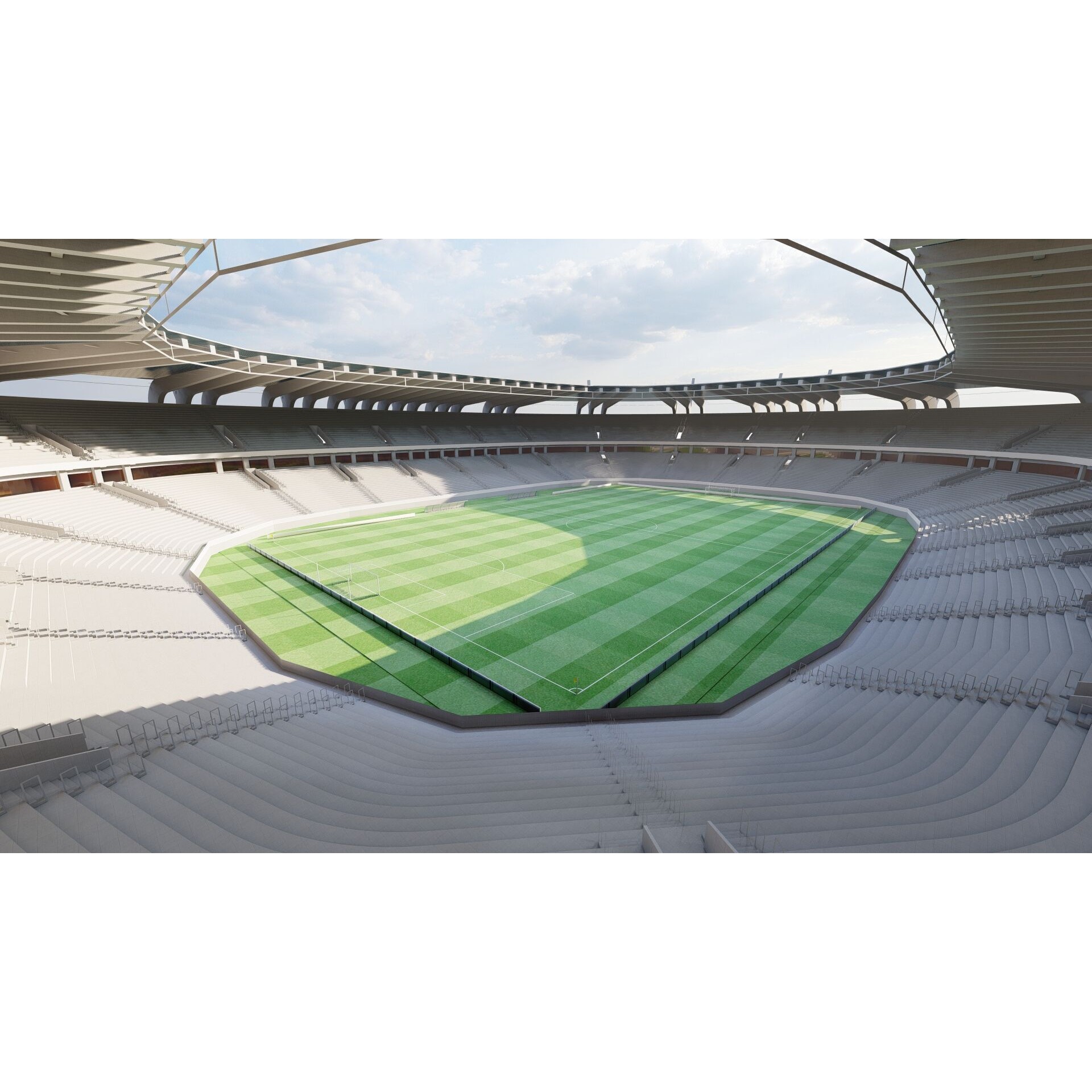 Football Stadium - Game-Ready 3D Model - View 27