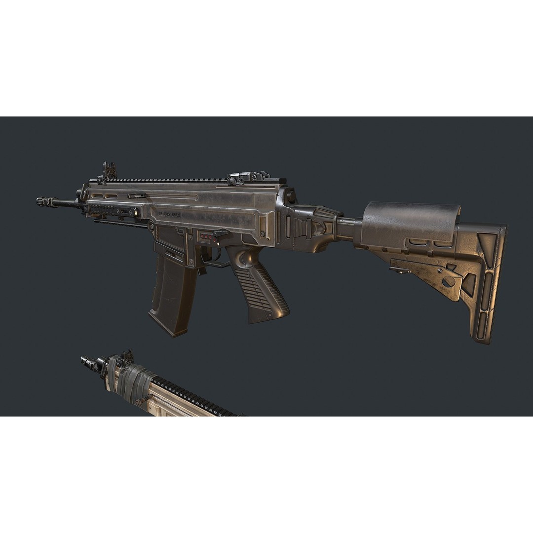 CZ 805 3D Model – Low Poly Game Ready Asset for Unity & Unreal - View 7