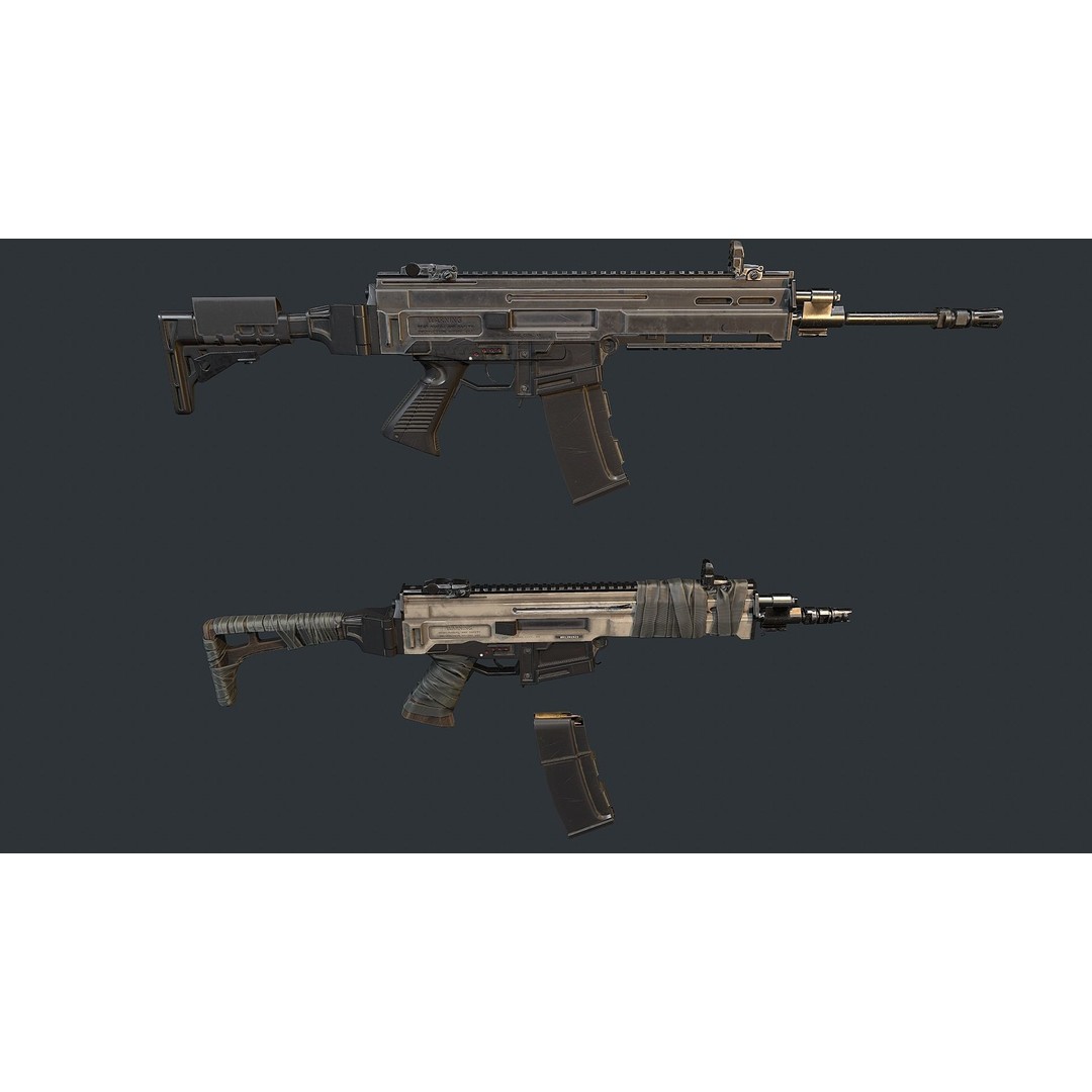CZ 805 3D Model – Low Poly Game Ready Asset for Unity & Unreal - View 9