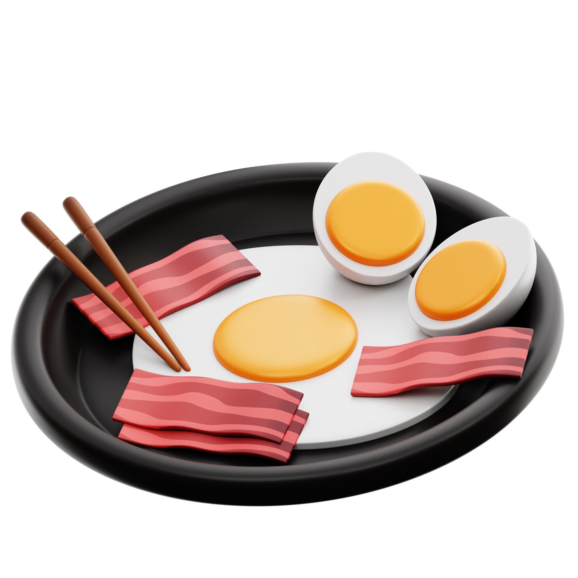 Food Icon Pack - Low-Poly Game-Ready 3D Model - View 18