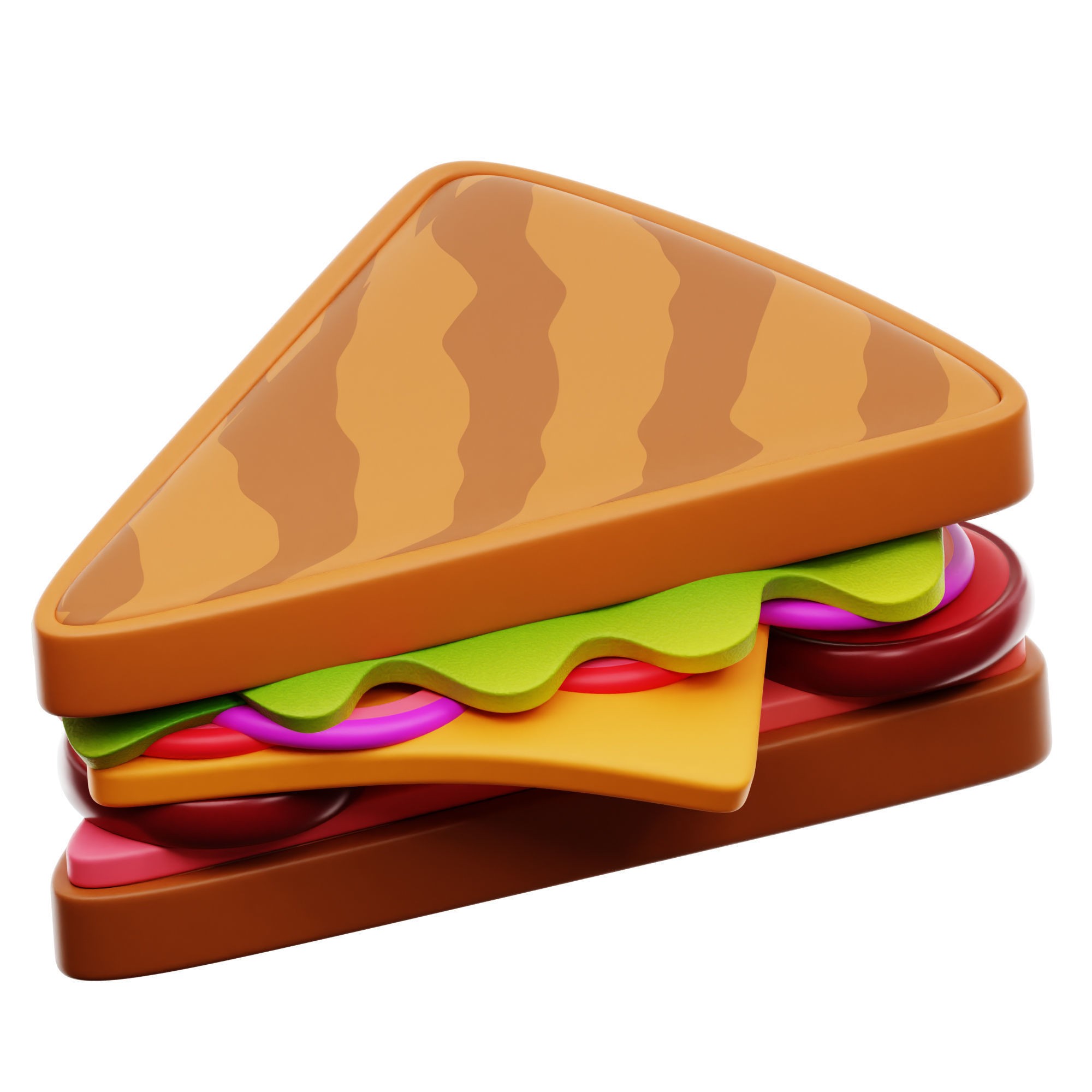 Food Icon Pack - Low-Poly Game-Ready 3D Model - View 19