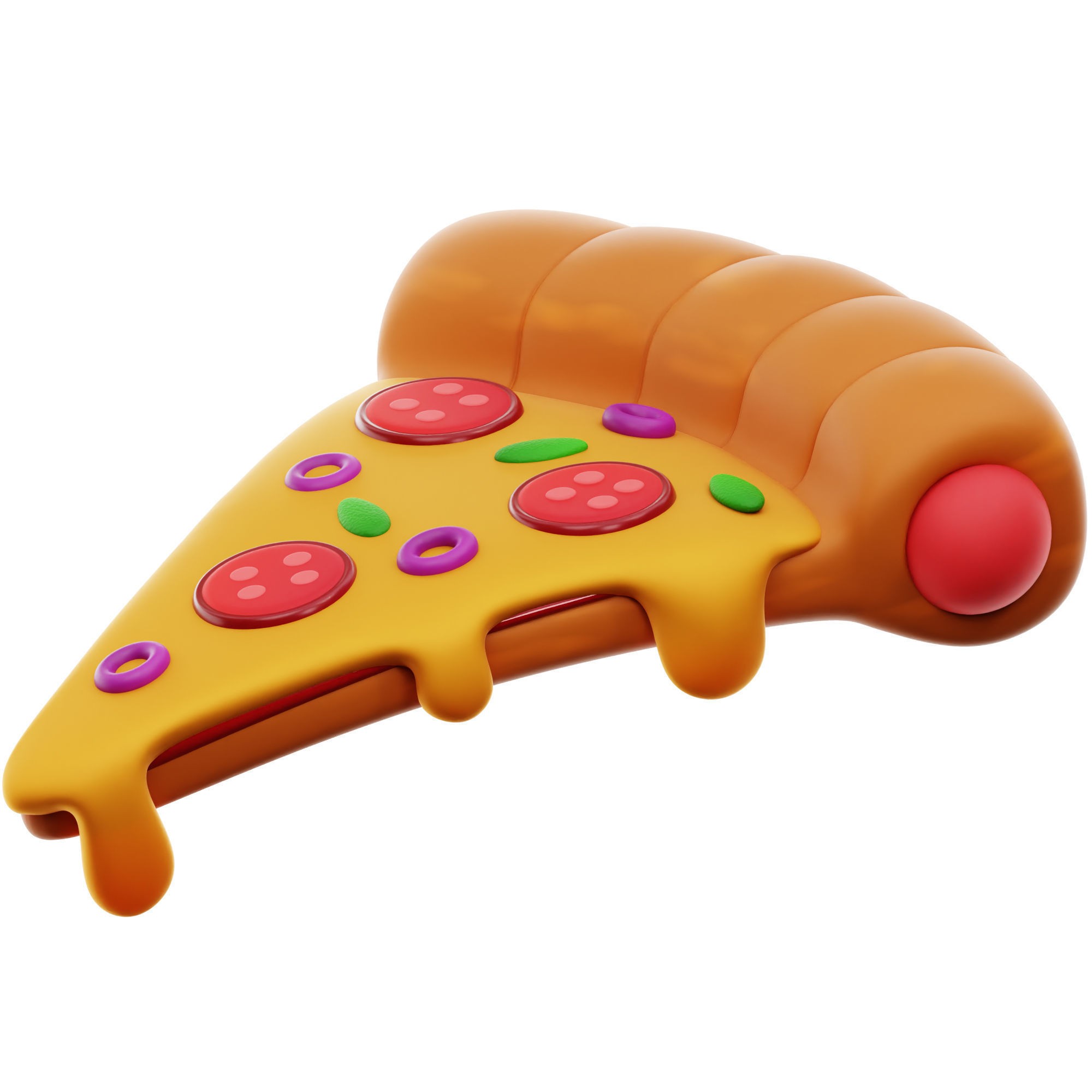 Food Icon Pack - Low-Poly Game-Ready 3D Model - View 6