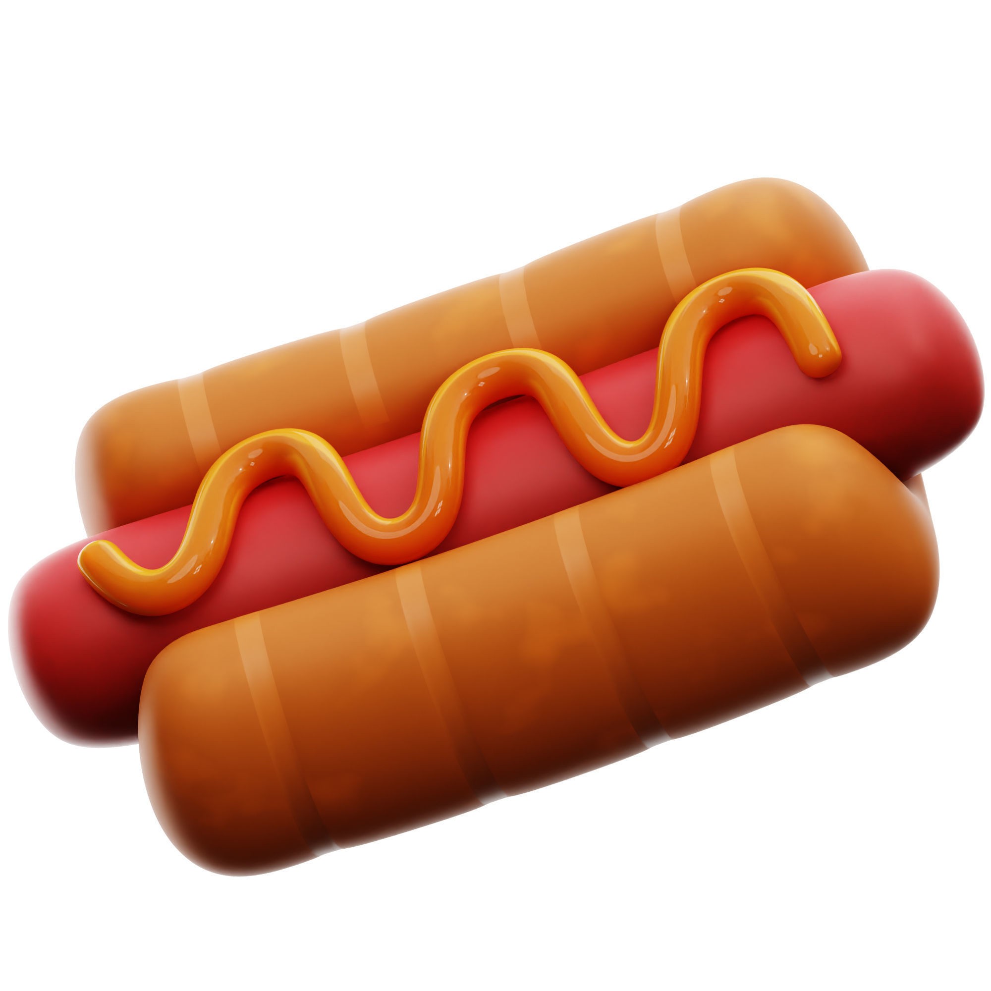 Food Icon Pack - Low-Poly Game-Ready 3D Model - View 8