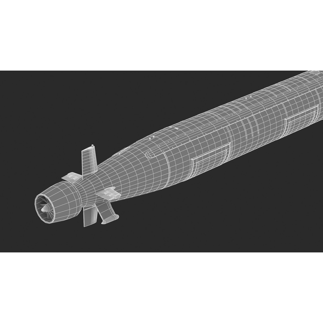 Virginia Class Submarine 3D Model – High Poly Game Asset, FBX, PBR - View 19