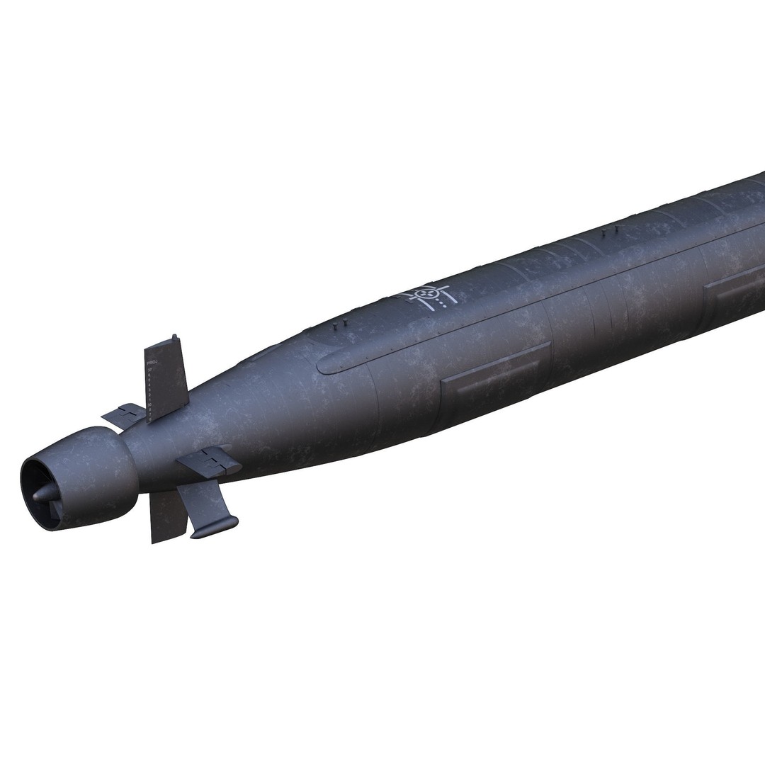 Virginia Class Submarine 3D Model – High Poly Game Asset, FBX, PBR - View 9