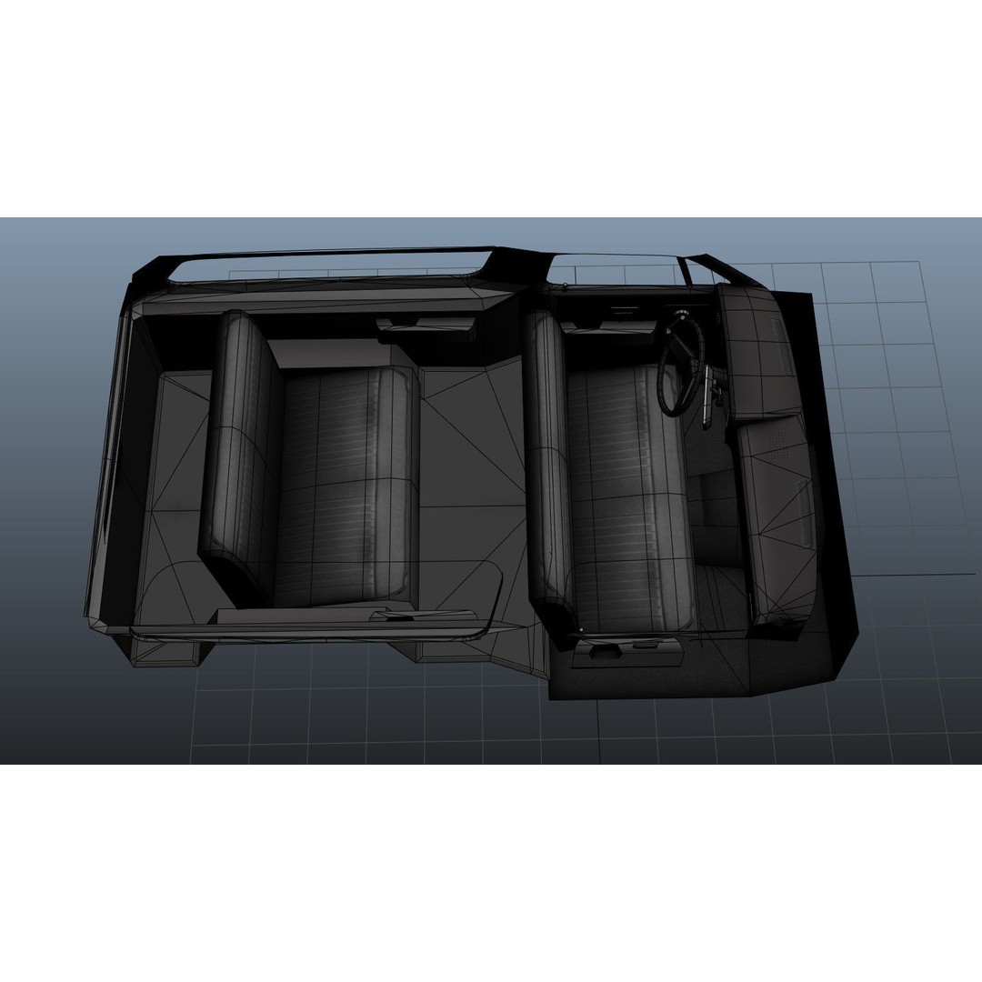 USA Military Offroad Vehicle 3D Model – Low Poly Game Asset, FBX