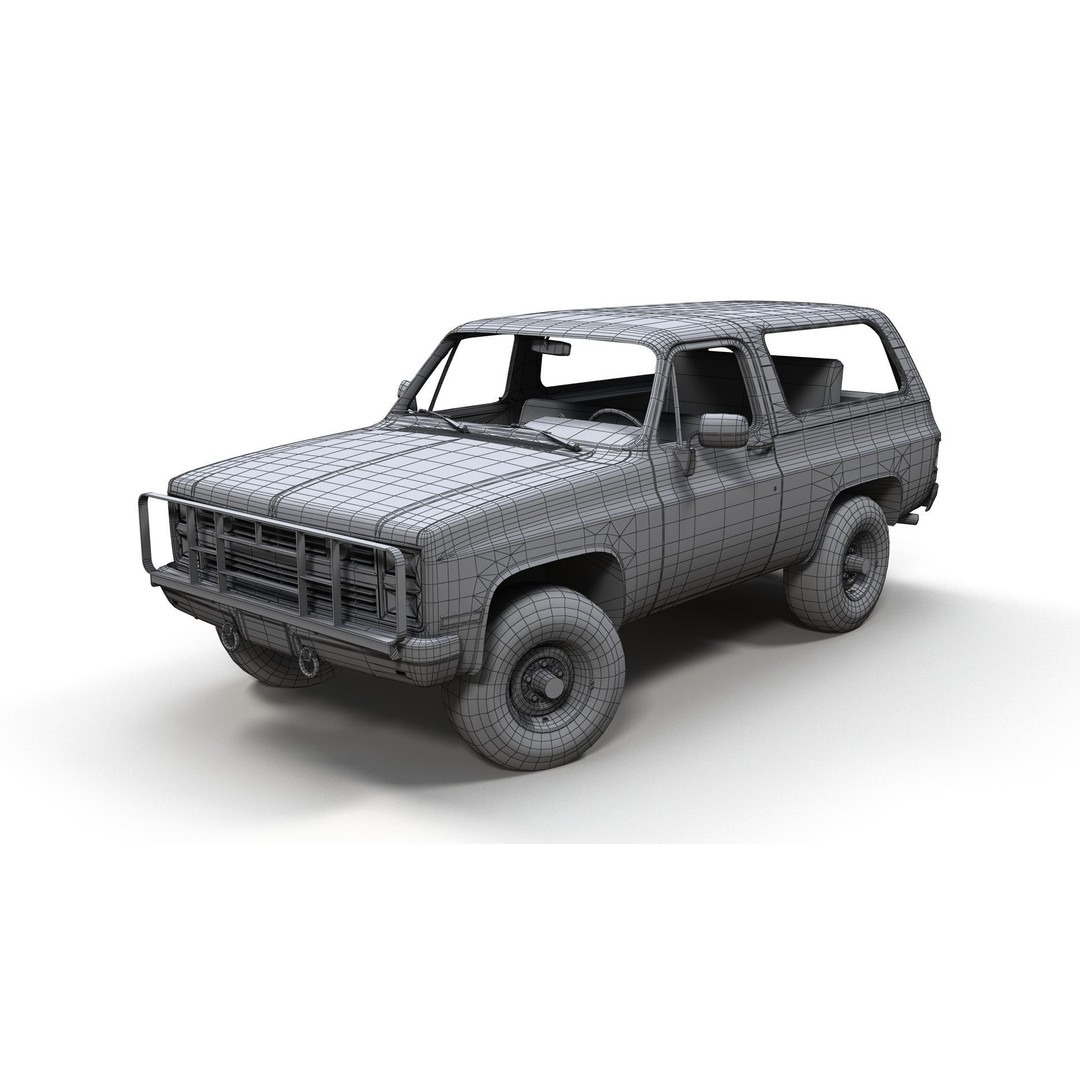USA Military Offroad Vehicle 3D Model – Low Poly Game Asset, FBX - View 13