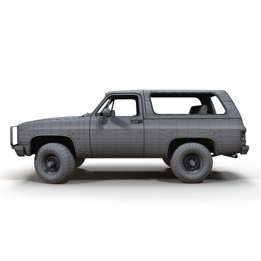 USA Military Offroad Vehicle 3D Model – Low Poly Game Asset, FBX - View 17