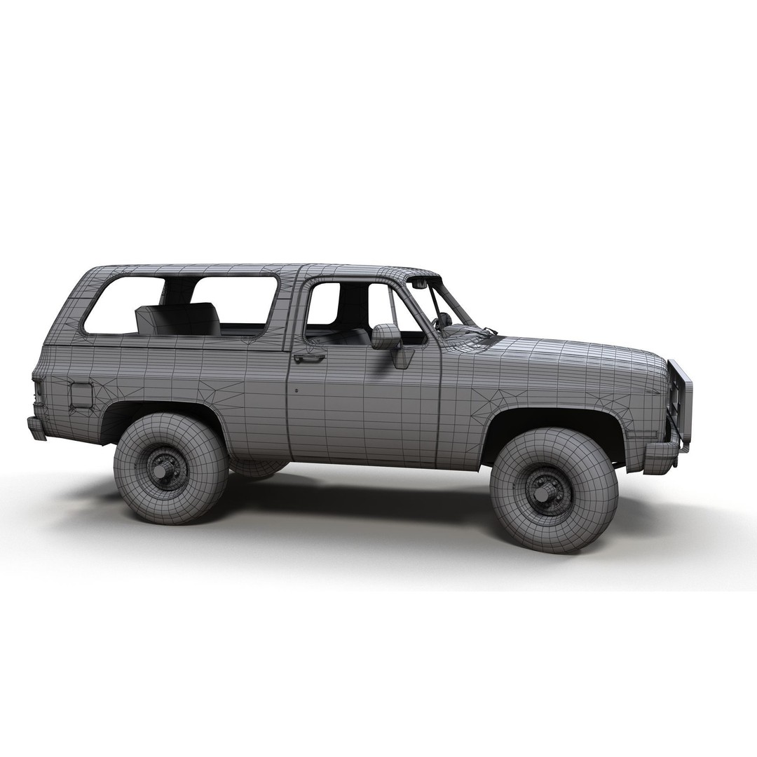 USA Military Offroad Vehicle 3D Model – Low Poly Game Asset, FBX - View 18