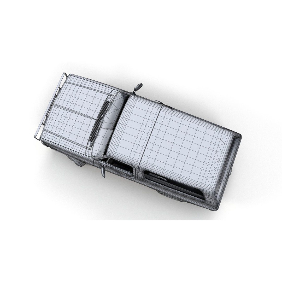 USA Military Offroad Vehicle 3D Model – Low Poly Game Asset, FBX - View 19