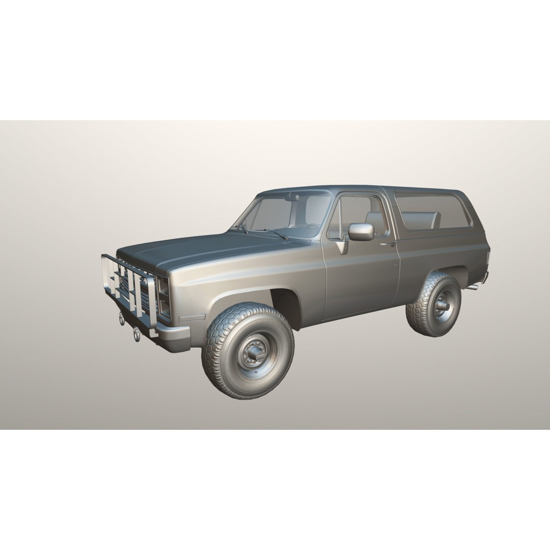 USA Military Offroad Vehicle 3D Model – Low Poly Game Asset, FBX - View 30