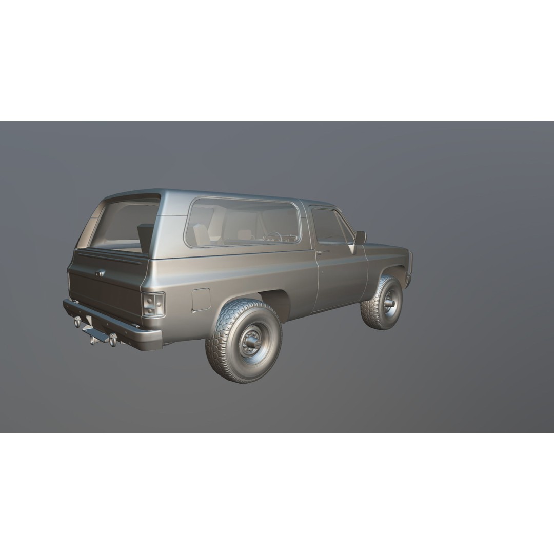 USA Military Offroad Vehicle 3D Model – Low Poly Game Asset, FBX - View 31