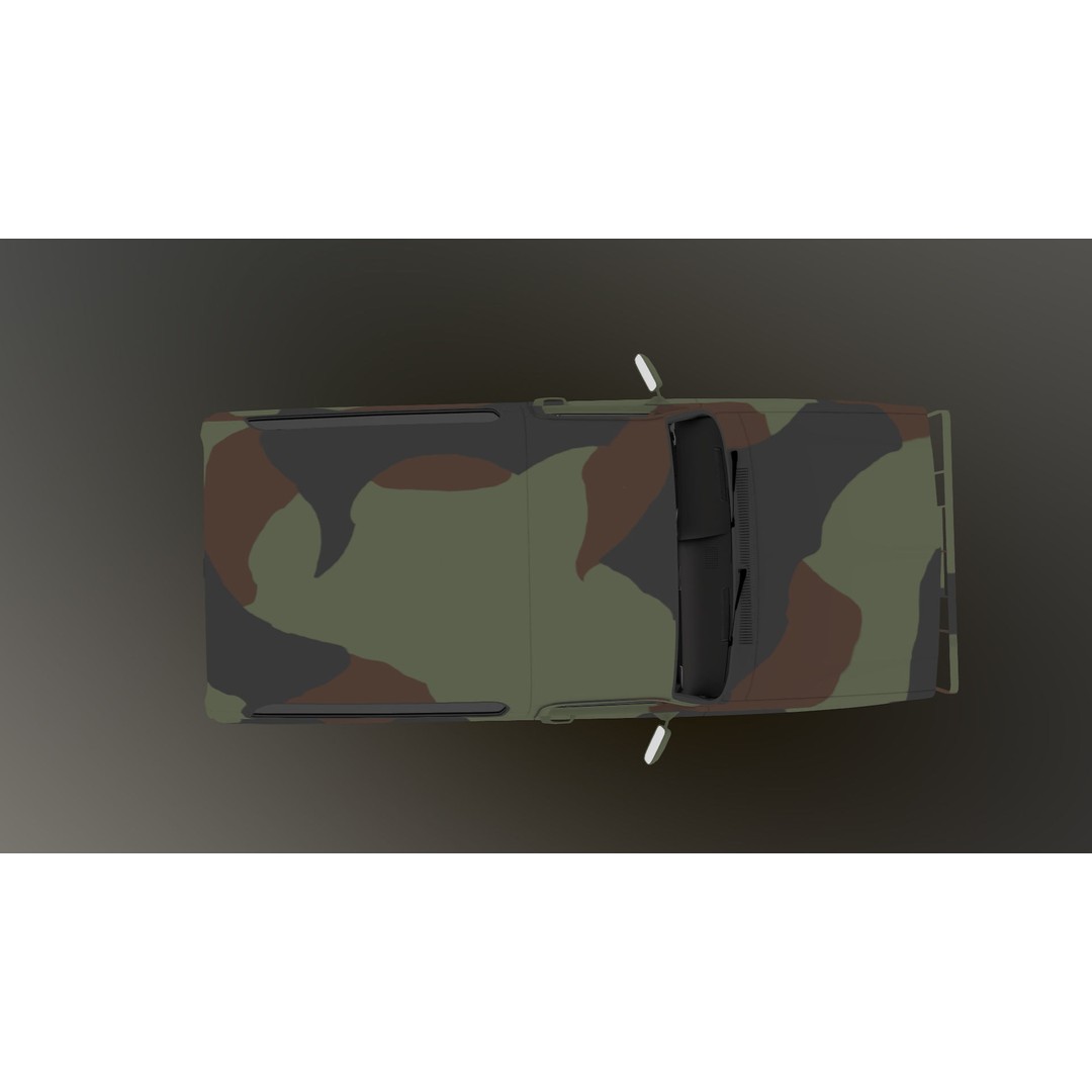 USA Military Offroad Vehicle 3D Model – Low Poly Game Asset, FBX - View 35
