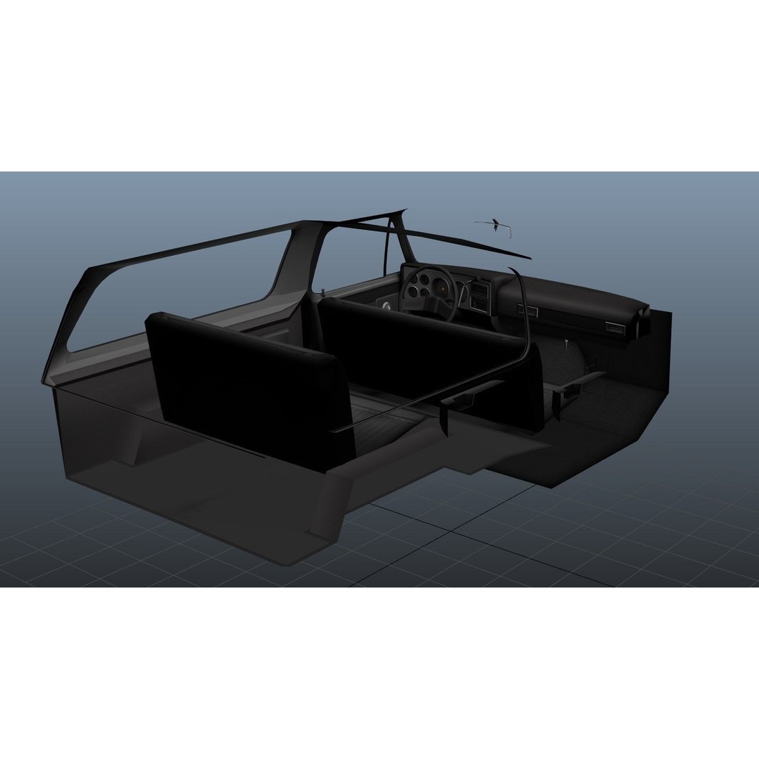 USA Military Offroad Vehicle 3D Model – Low Poly Game Asset, FBX - View 42