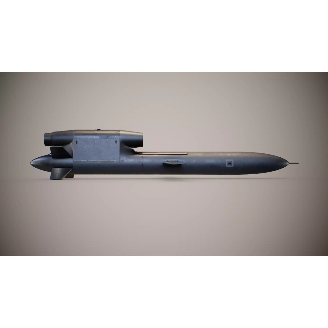 FP-5 Flamingo Missile 3D Model – Low Poly Game Ready PBR Asset - View 15