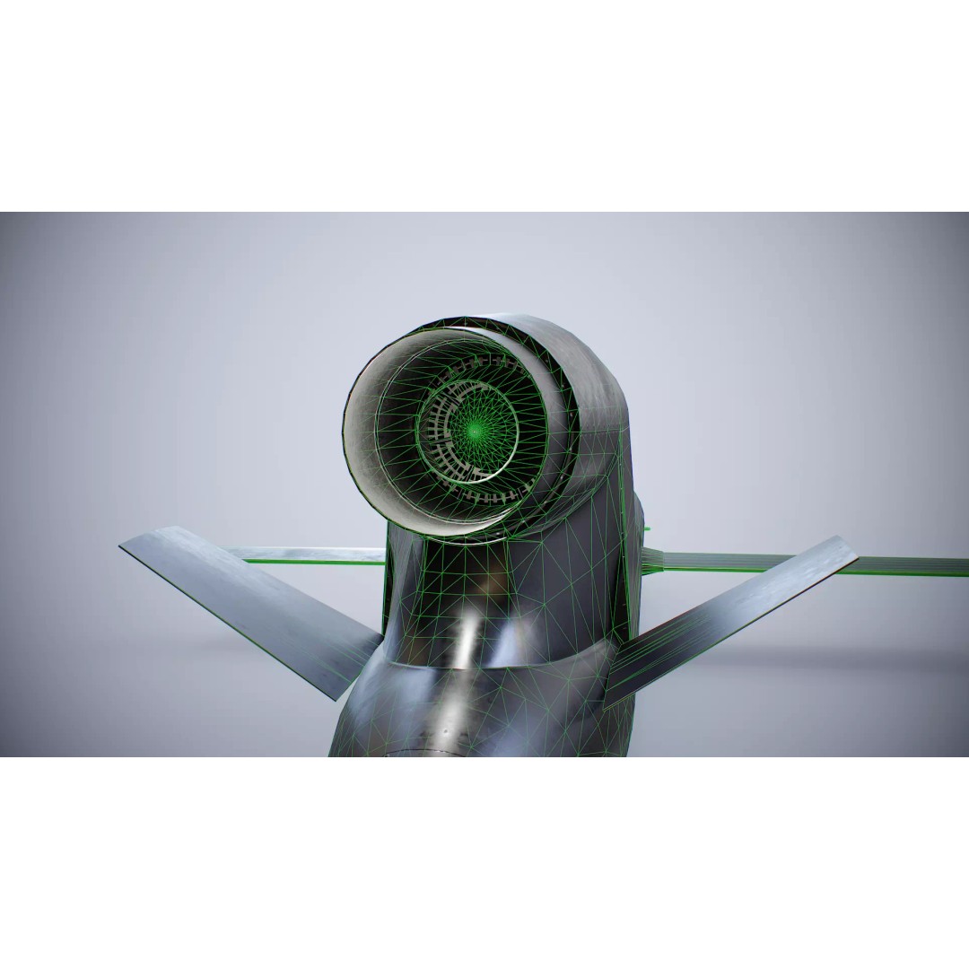 FP-5 Flamingo Missile 3D Model – Low Poly Game Ready PBR Asset - View 23