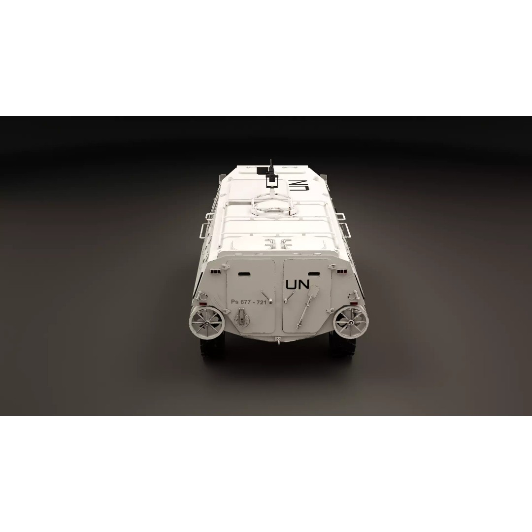 Patria XA-185 3D Model – Military APC, PBR Textures, FBX - View 5