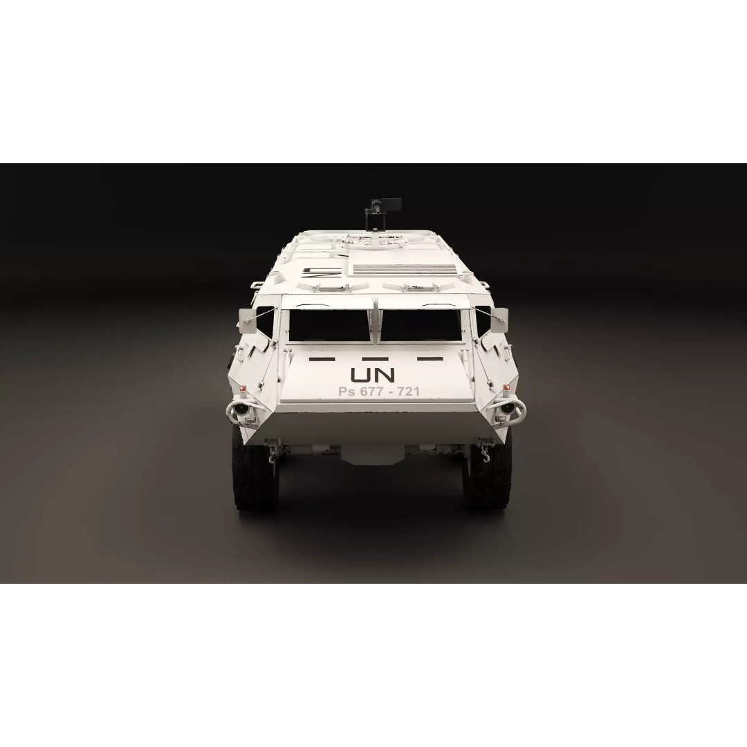 Patria XA-185 3D Model – Military APC, PBR Textures, FBX - View 9