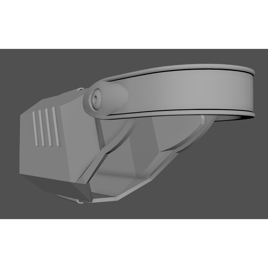 Taser 7 Holster 3D Model – Low Poly PBR Game Asset, FBX - View 10