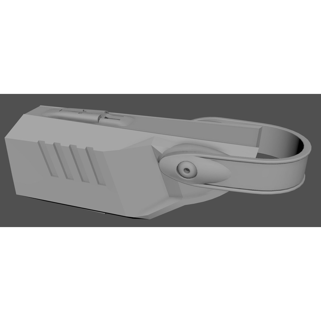 Taser 7 Holster 3D Model – Low Poly PBR Game Asset, FBX - View 12