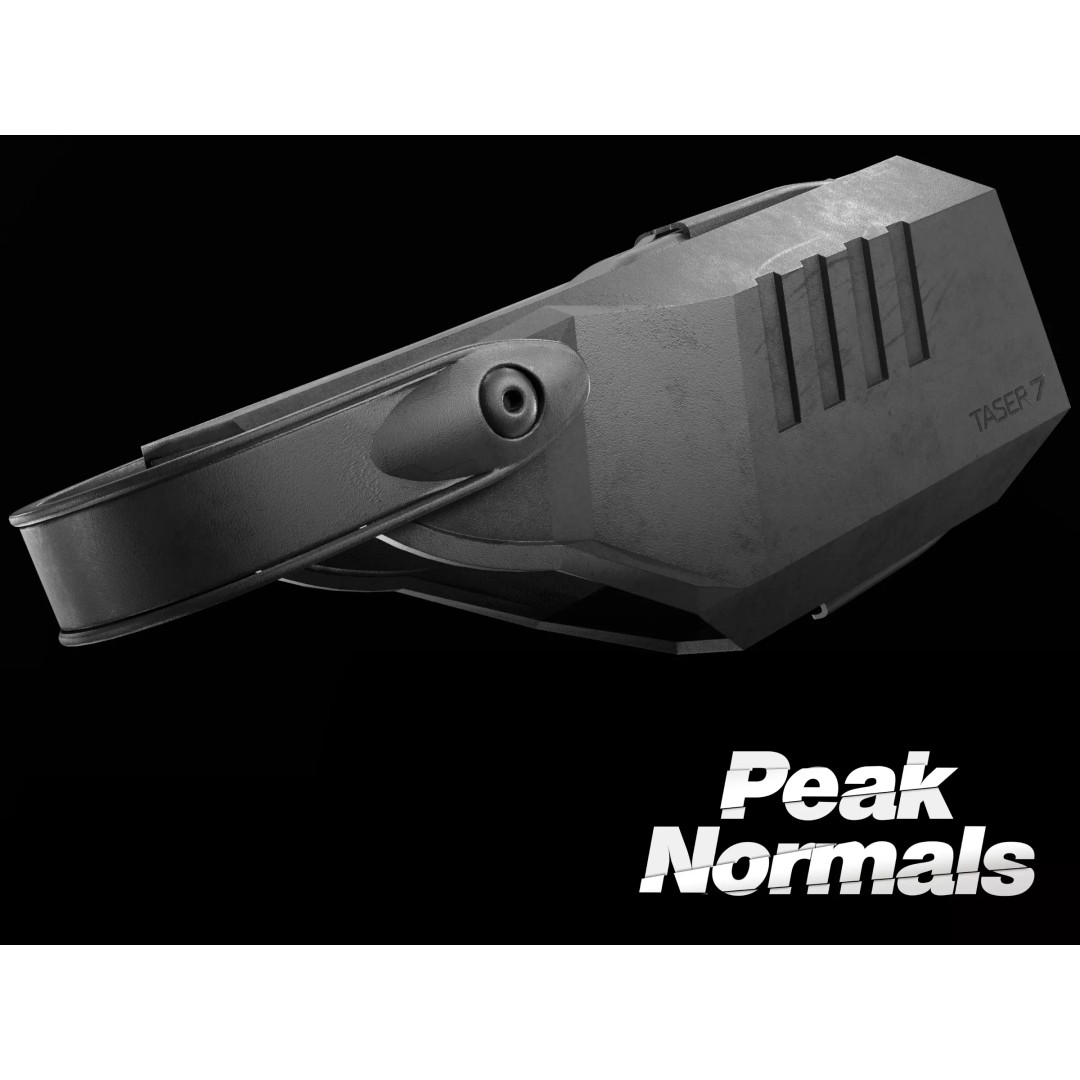 Taser 7 Holster 3D Model – Low Poly PBR Game Asset, FBX - View 2