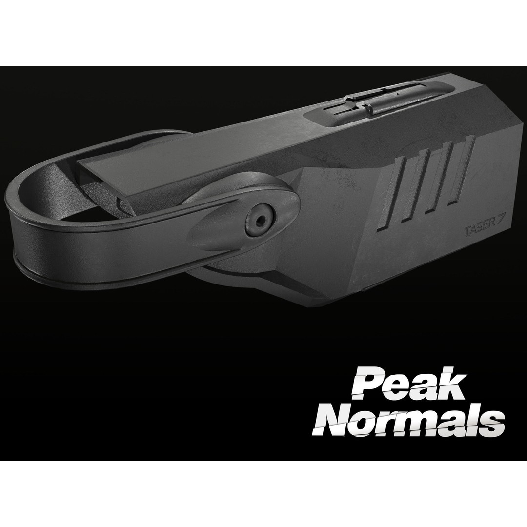 Taser 7 Holster 3D Model – Low Poly PBR Game Asset, FBX - View 4