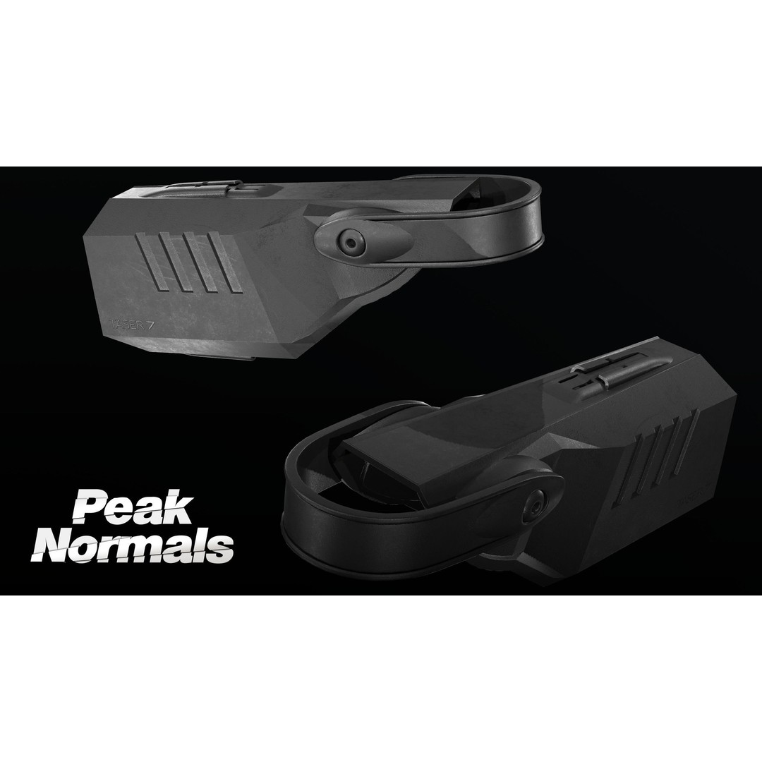 Taser 7 Holster 3D Model – Low Poly PBR Game Asset, FBX - View 5