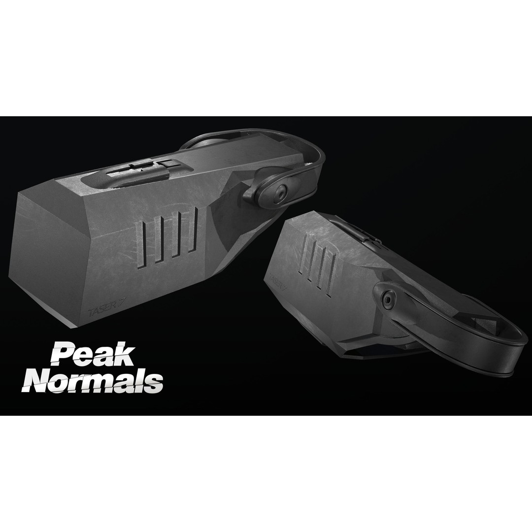 Taser 7 Holster 3D Model – Low Poly PBR Game Asset, FBX - View 6
