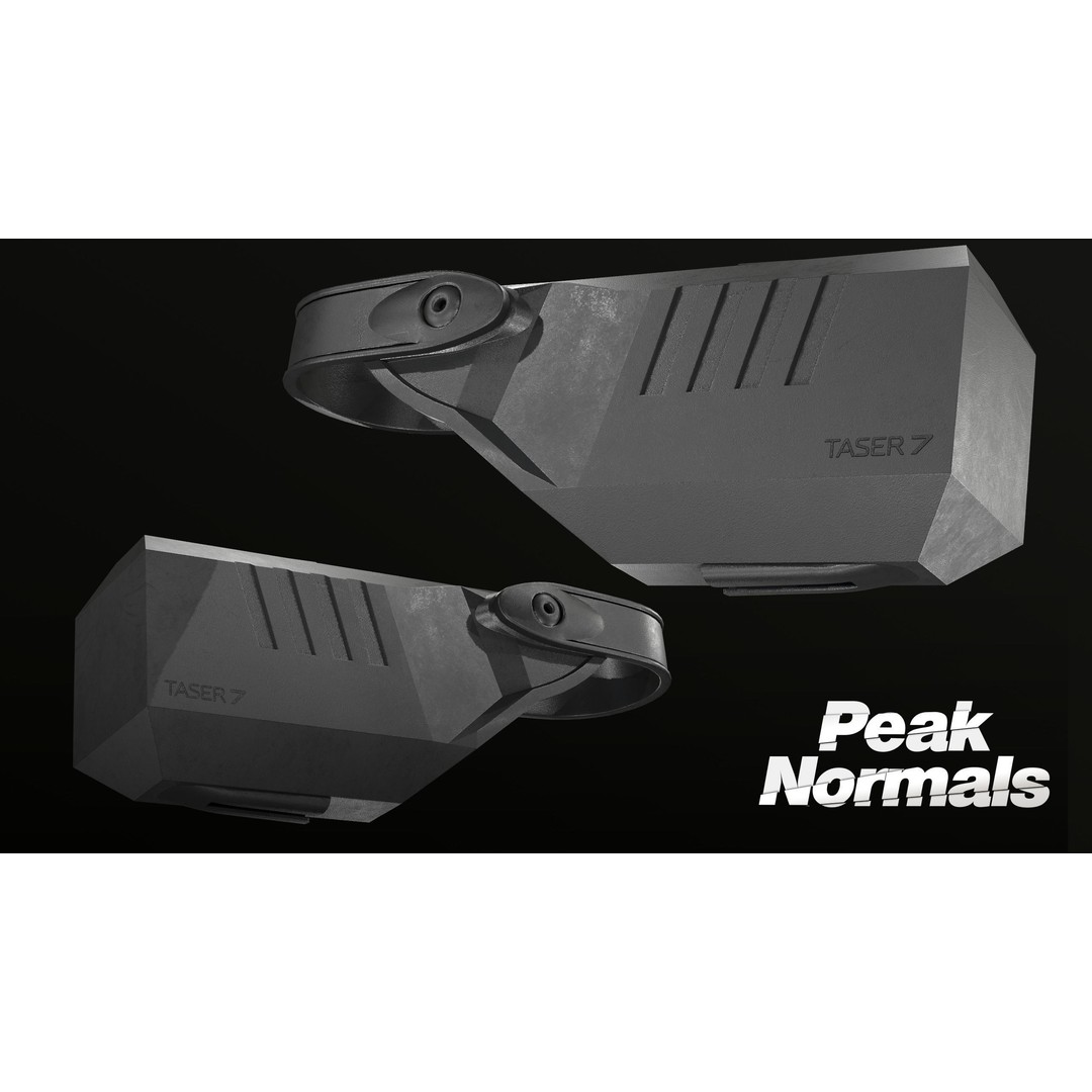 Taser 7 Holster 3D Model – Low Poly PBR Game Asset, FBX - View 7