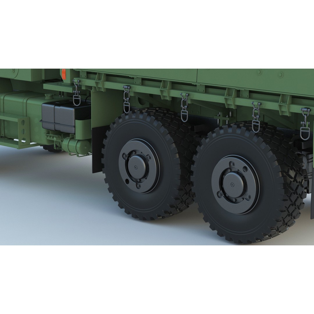 MTVR MK23 Military Truck 3D Model – High Poly PBR Game Asset, FBX, OBJ - View 18