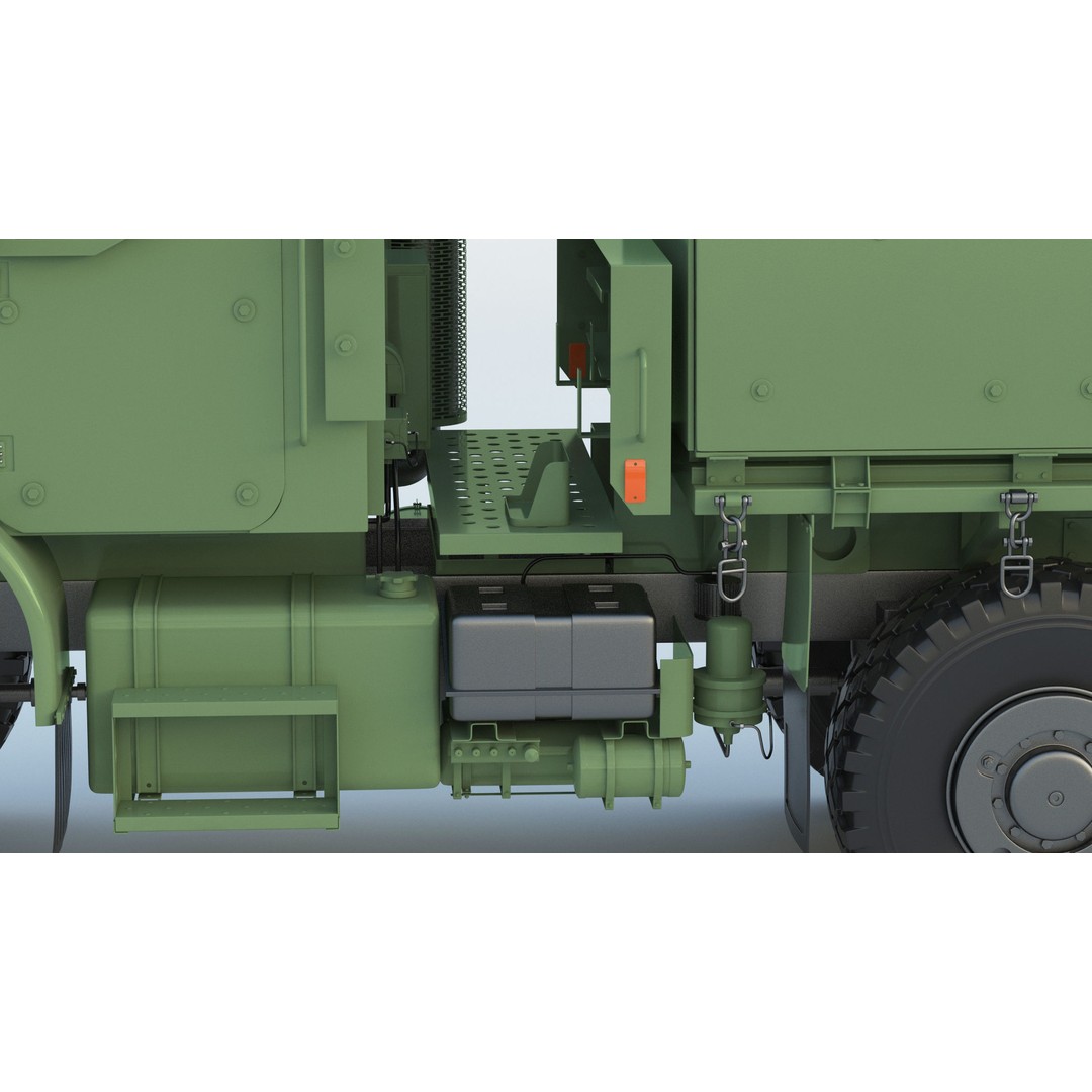 MTVR MK23 Military Truck 3D Model – High Poly PBR Game Asset, FBX, OBJ - View 19