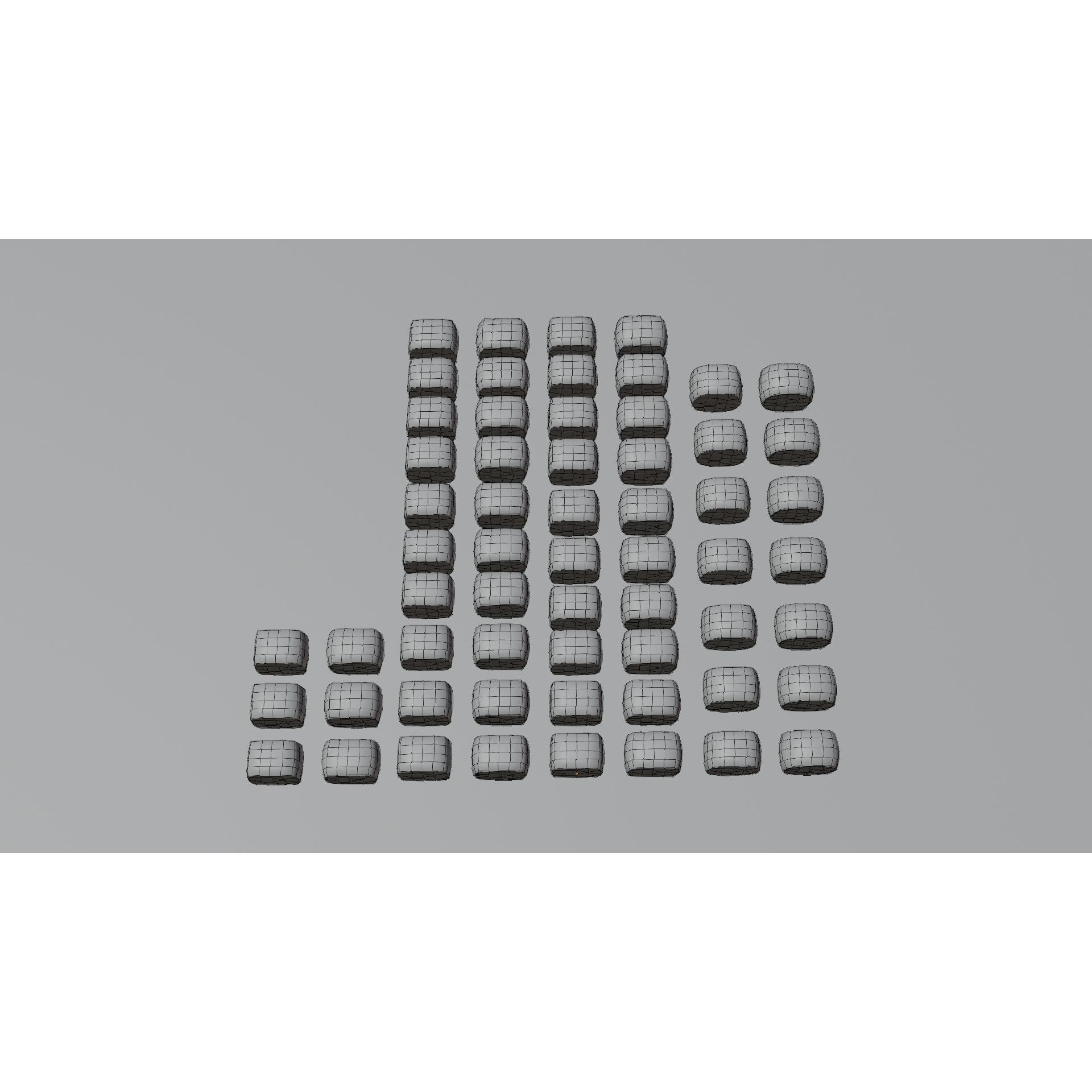 Sushi Maki Roll Set - Low-Poly Game-Ready 3D Model