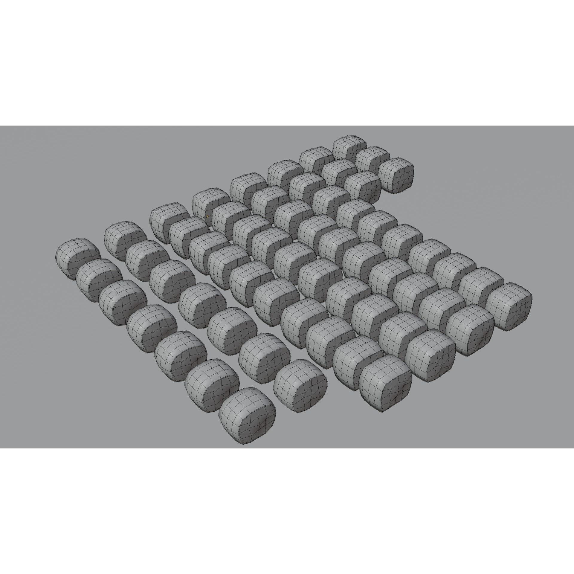 Sushi Maki Roll Set - Low-Poly Game-Ready 3D Model - View 14