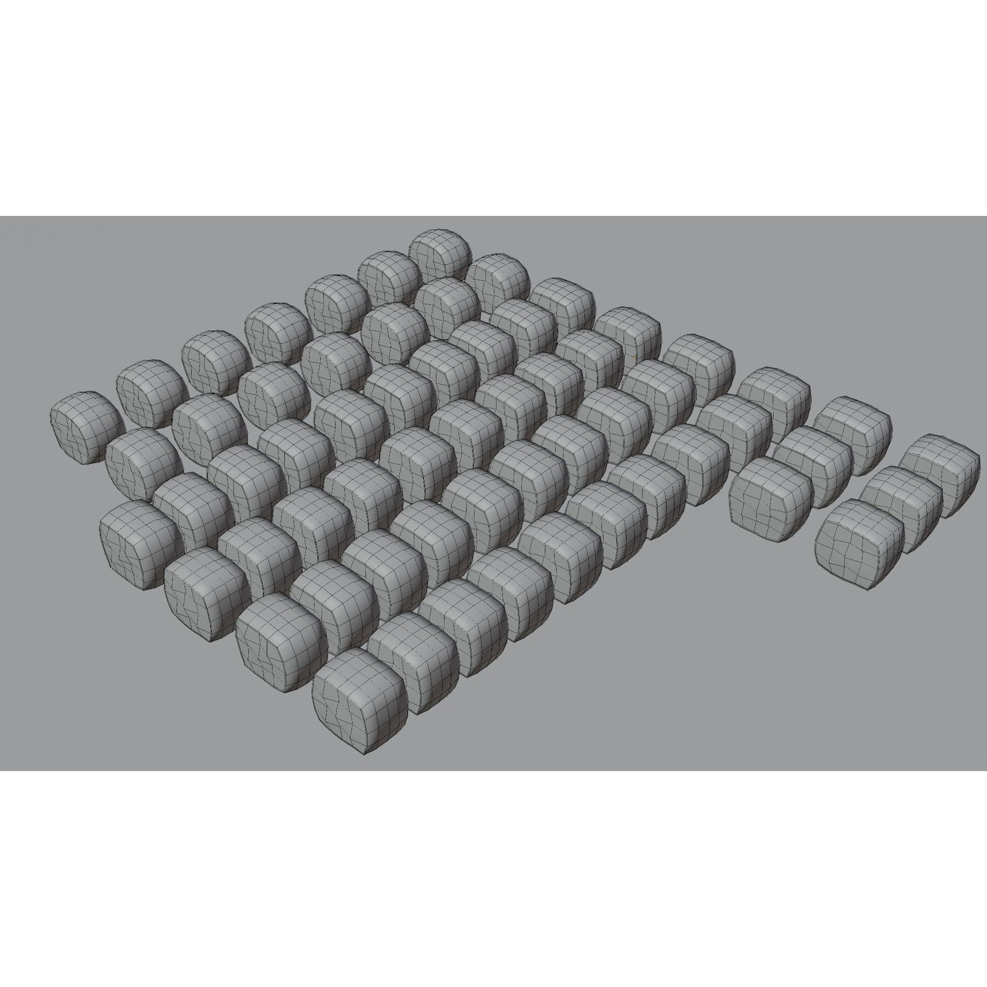 Sushi Maki Roll Set - Low-Poly Game-Ready 3D Model - View 15