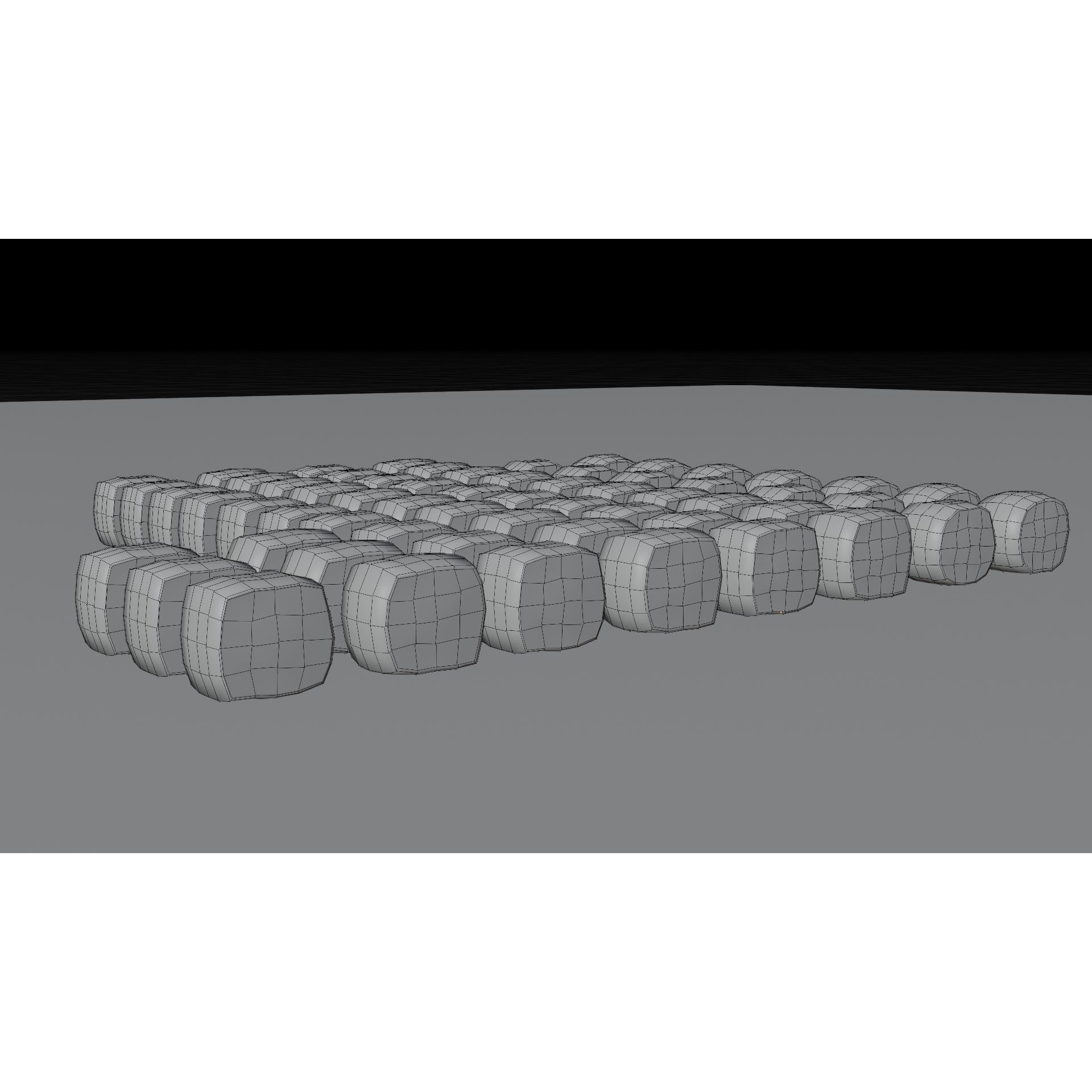Sushi Maki Roll Set - Low-Poly Game-Ready 3D Model - View 20