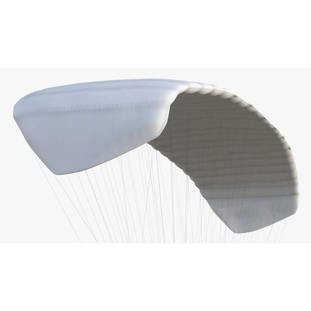 Military Aerial Delivery Vehicle 3D Model – High Poly UAV with Parachute - View 8