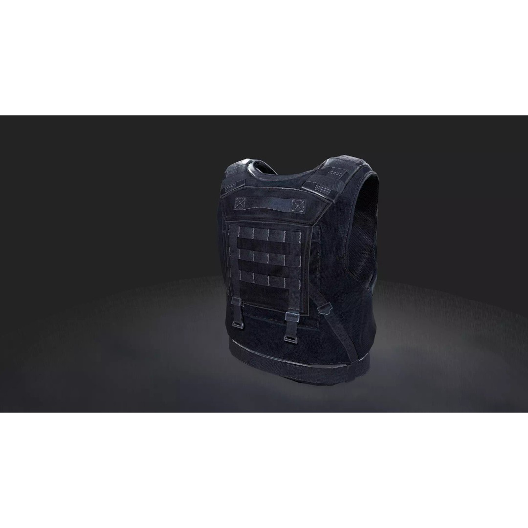Military Gear Equipment 3D Model – Low Poly Game Asset, FBX & OBJ - View 8