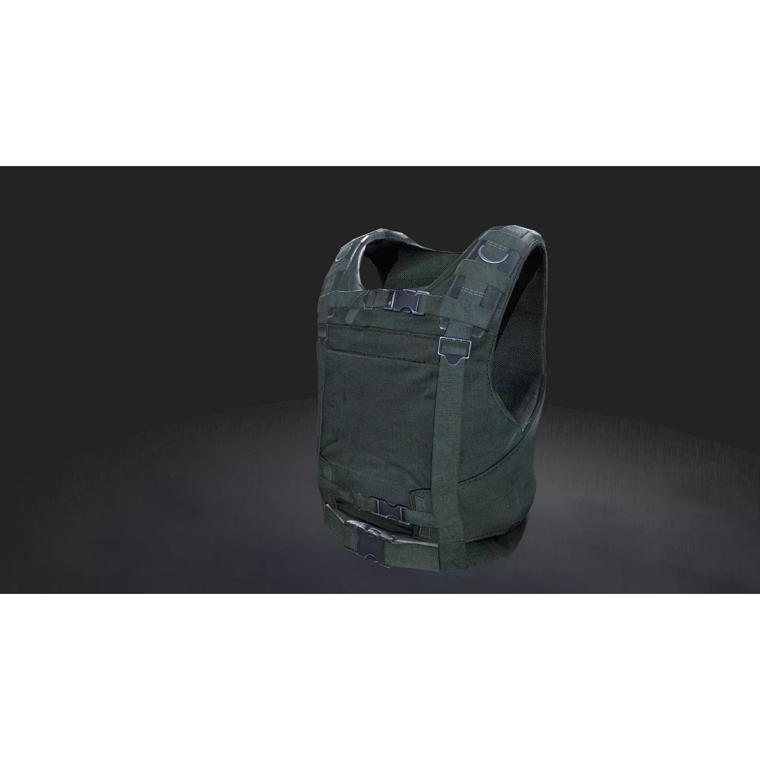 Military Gear Equipment 3D Model – Low Poly Game Asset, FBX & OBJ - View 9