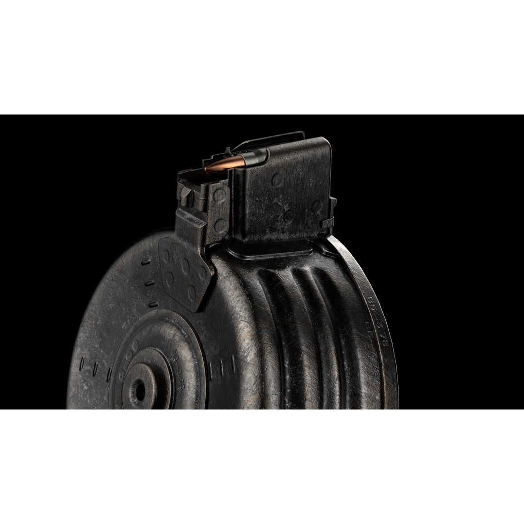 AK-74M AK-101 AK-103 Kalashnikov 3D Model – Low Poly Game Asset, FBX - View 41