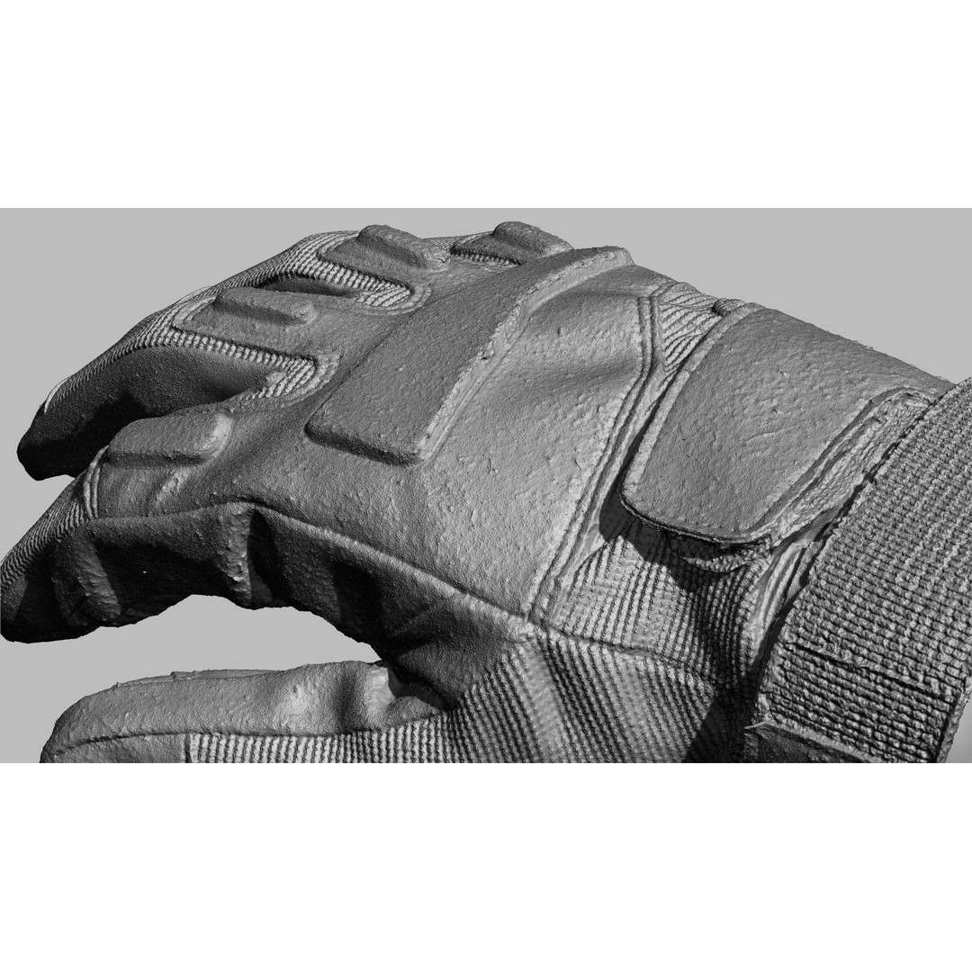 Tactical Gloves 3D Model – Low Poly PBR Game Asset, FBX - View 23