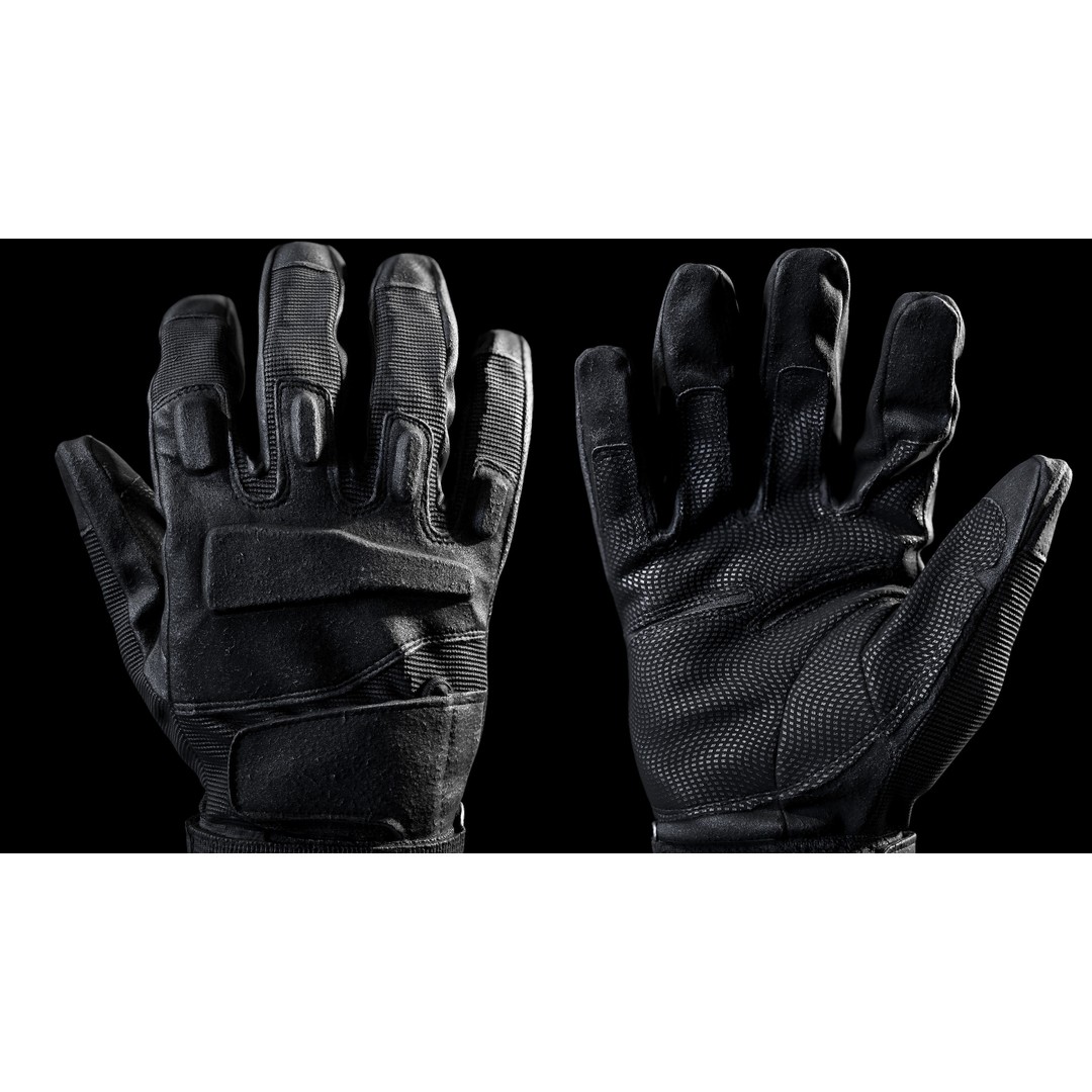 Tactical Gloves 3D Model – Low Poly PBR Game Asset, FBX - View 4