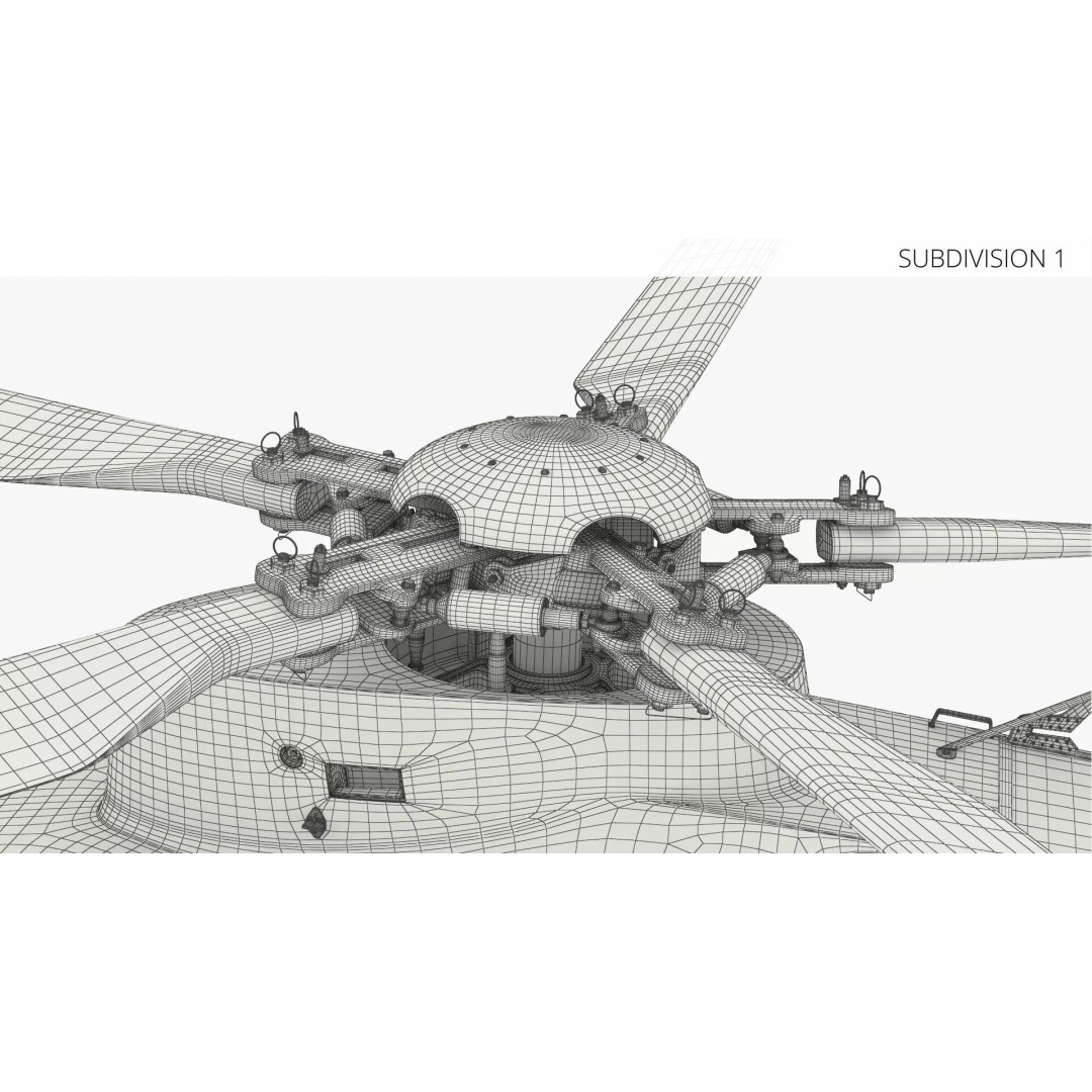 Changhe Z-10 Attack Helicopter 3D Model – PBR Game-Ready Asset, FBX - View 13