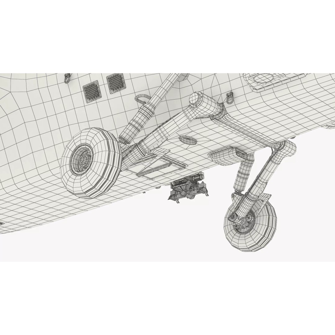 Changhe Z-10 Attack Helicopter 3D Model – PBR Game-Ready Asset, FBX - View 16