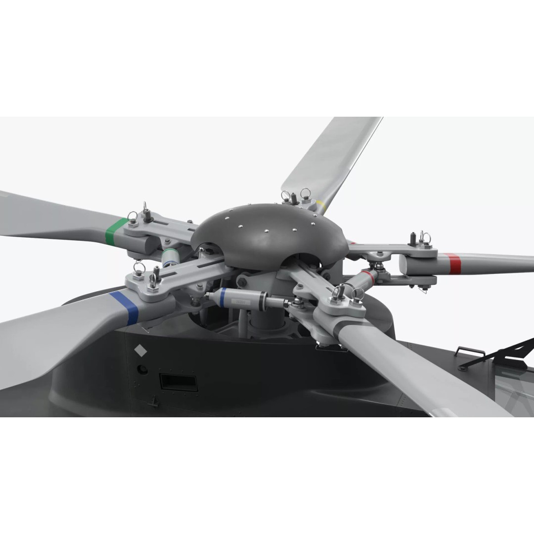 Changhe Z-10 Attack Helicopter 3D Model – PBR Game-Ready Asset, FBX - View 8