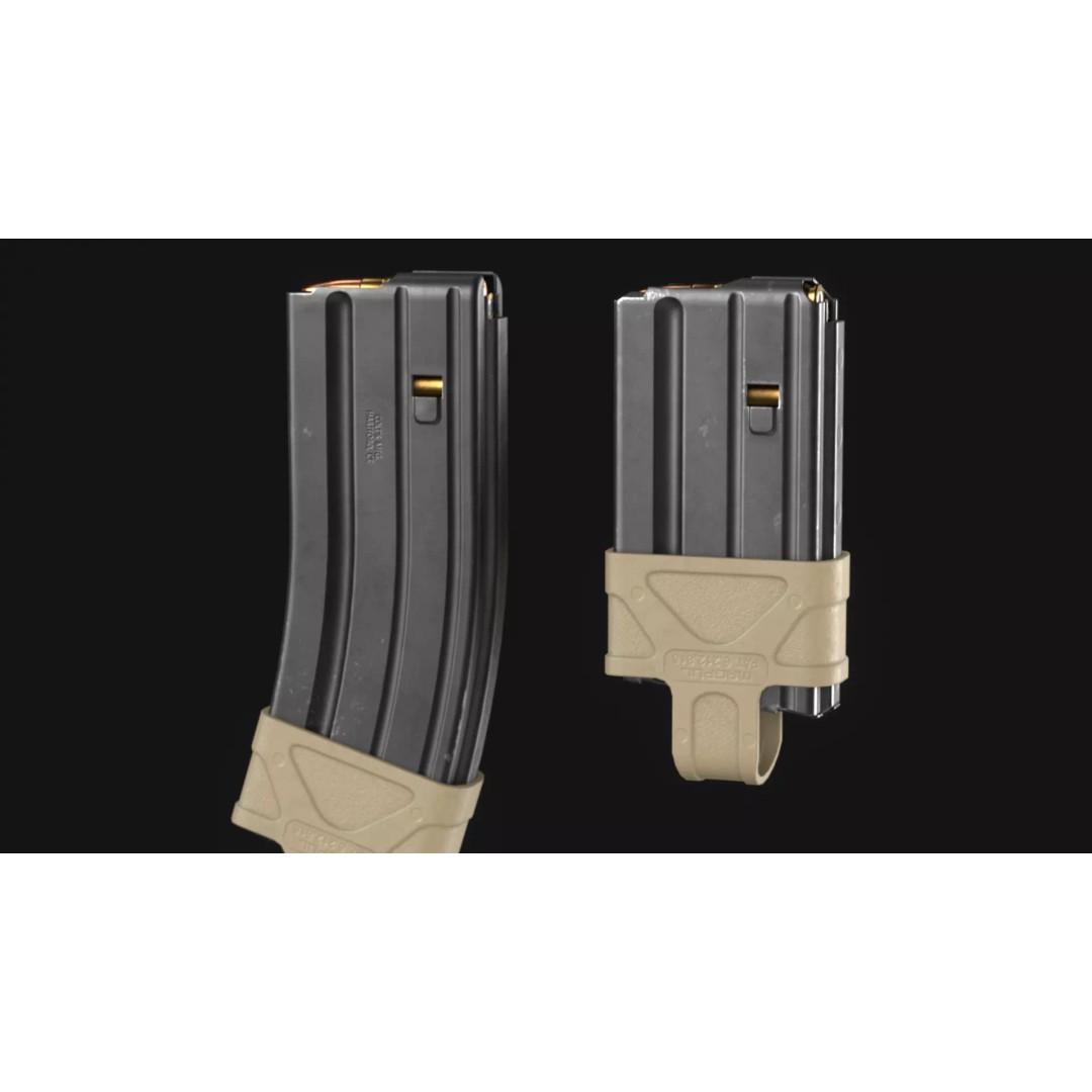 Colt M4A1 Carbine 3D Model – Low Poly Game Asset, FBX, Blender