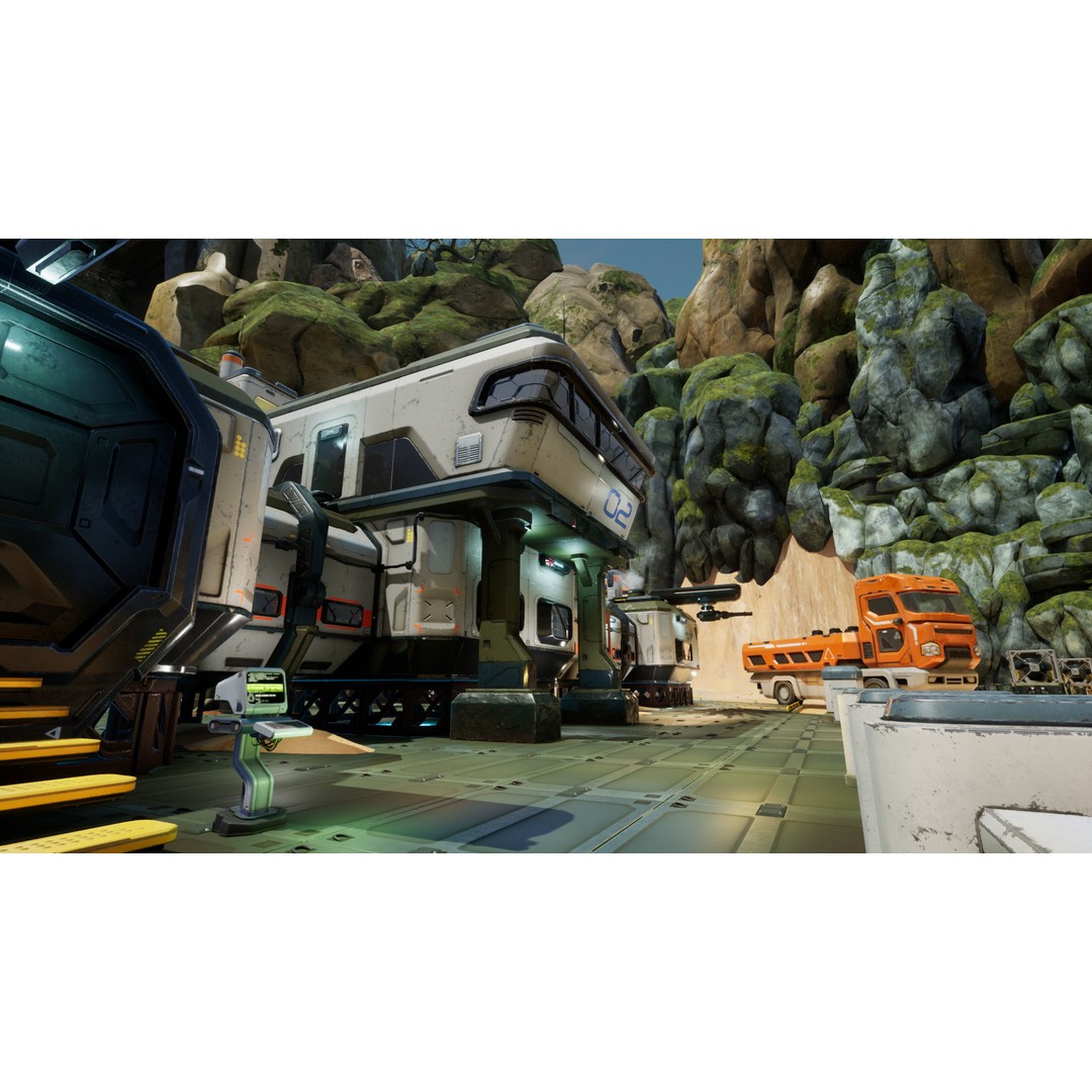 Modular Sci-Fi Military Base 3D Model – Low Poly Game Asset, FBX - View 10