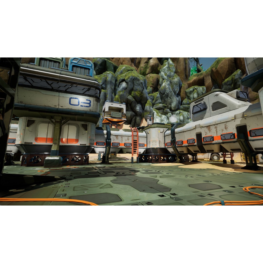Modular Sci-Fi Military Base 3D Model – Low Poly Game Asset, FBX - View 12