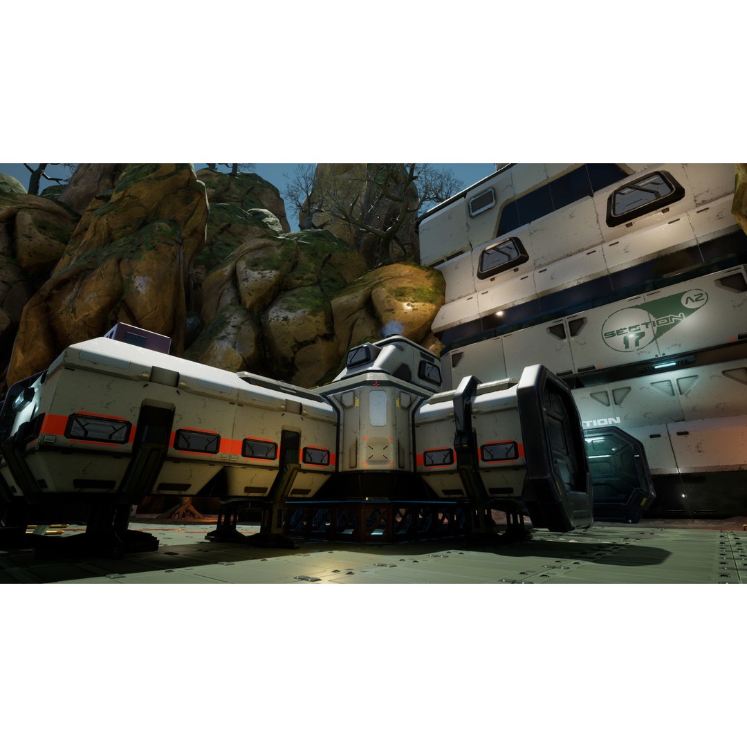 Modular Sci-Fi Military Base 3D Model – Low Poly Game Asset, FBX - View 13