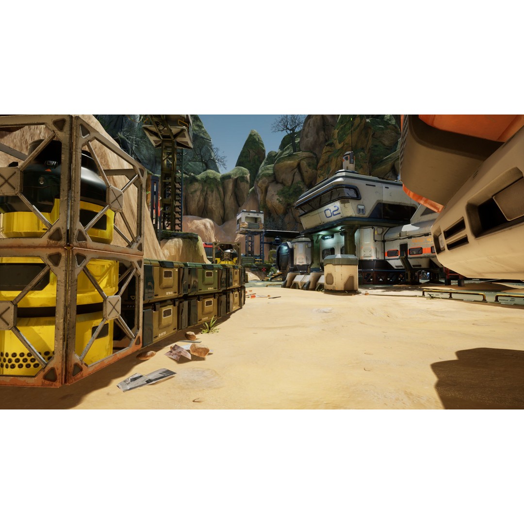 Modular Sci-Fi Military Base 3D Model – Low Poly Game Asset, FBX - View 16