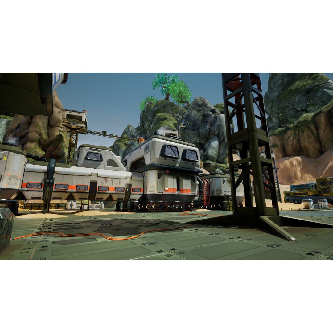 Modular Sci-Fi Military Base 3D Model – Low Poly Game Asset, FBX - View 20